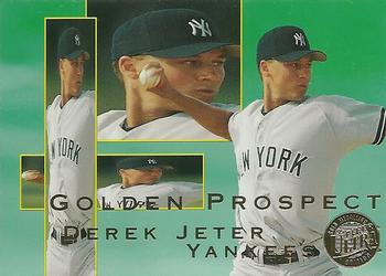 1995 Ultra - Golden Prospects Gold Medallion #7 Derek Jeter Front