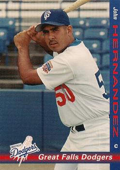 1998 Grandstand Great Falls Dodgers #NNO John Hernandez Front