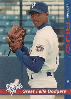 1998 Grandstand Great Falls Dodgers #NNO Fernando Rijo Front