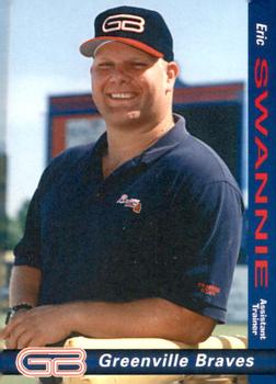 1998 Grandstand Greenville Braves #NNO Eric Swannie Front