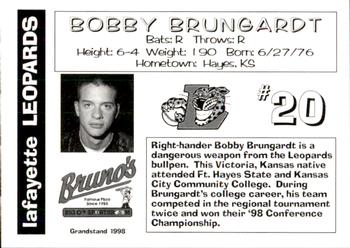 1998 Grandstand Lafayette Leopards #NNO Bobby Brungardt Back