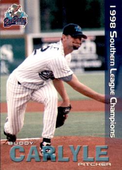 1999 Grandstand Mobile BayBears 1998 Southern League Champions #NNO Buddy Carlyle Front