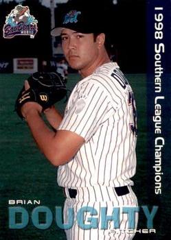 1999 Grandstand Mobile BayBears 1998 Southern League Champions #NNO Brian Doughty Front