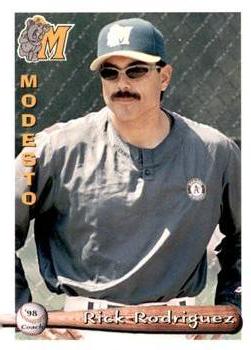 1998 Grandstand Modesto A's #NNO Rick Rodriguez Front