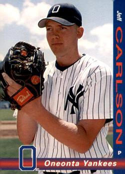 1998 Grandstand Oneonta Yankees #NNO Jeff Carlson Front