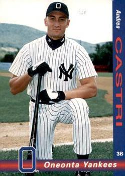 1998 Grandstand Oneonta Yankees #NNO Andrea Castri Front