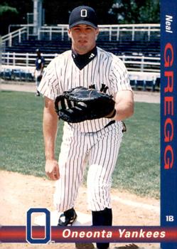 1998 Grandstand Oneonta Yankees #NNO Neal Gregg Front