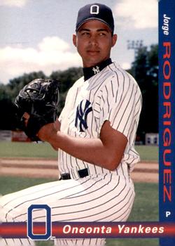 1998 Grandstand Oneonta Yankees #NNO Jorge Rodriguez Front
