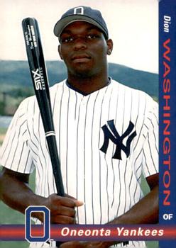 1998 Grandstand Oneonta Yankees #NNO Dion Washington Front