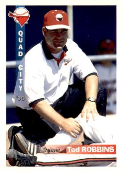 1998 Grandstand Quad City River Bandits #NNO Ted Robbins Front