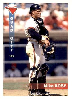 1998 Grandstand Quad City River Bandits #NNO Mike Rose Front