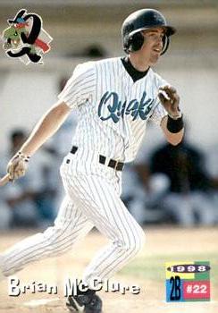 1998 Grandstand Rancho Cucamonga Quakes #NNO Brian McClure Front