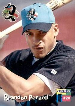 1998 Grandstand Rancho Cucamonga Quakes #NNO Brandon Pernell Front