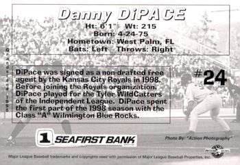 1998 Grandstand Spokane Indians #NNO Danny DiPace Back
