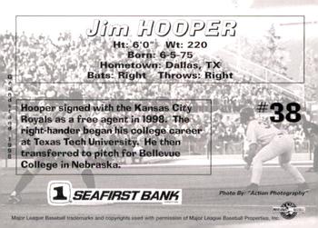 1998 Grandstand Spokane Indians #NNO Jim Hooper Back