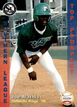 1998 Grandstand Southern League Top Prospects #18 Joe Mathis Front