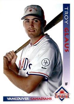 1998 Grandstand Vancouver Canadians #NNO Troy Glaus Front