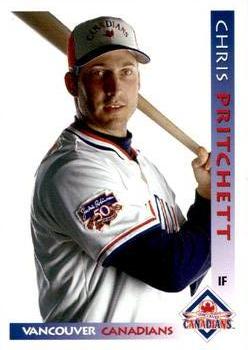 1998 Grandstand Vancouver Canadians #NNO Chris Pritchett Front