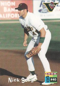 1998 Grandstand Visalia Oaks #NNO Nick Sosa Front