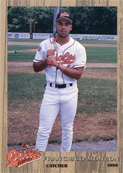 1999 Grandstand Bluefield Orioles #NNO Francisco Monzon Front