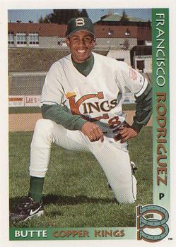 1999 Grandstand Butte Copper Kings #NNO Francisco Rodriguez Front