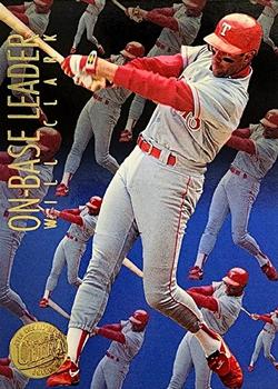 1995 Ultra - On-Base Leaders Gold Medallion #6 Will Clark Front