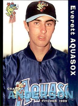 1999 Grandstand Everett AquaSox #NNO Craig Anderson Front