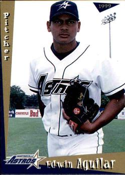 1999 Grandstand Martinsville Astros #NNO Edwin Aguilar Front