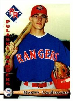 1999 Grandstand Pulaski Rangers #NNO Brett Cadiente Front