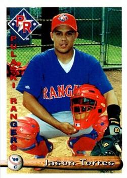 1999 Grandstand Pulaski Rangers #NNO Jason Torres Front
