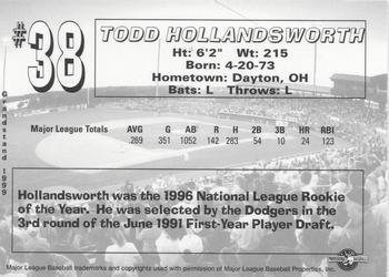 1999 Grandstand San Bernardino Stampede #NNO Todd Hollandsworth Back