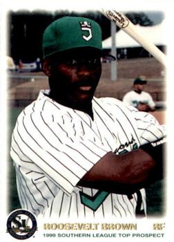1999 Grandstand Southern League Top Prospects #NNO Roosevelt Brown Front