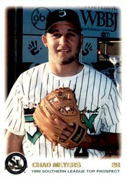 1999 Grandstand Southern League Top Prospects #NNO Chad Meyers Front