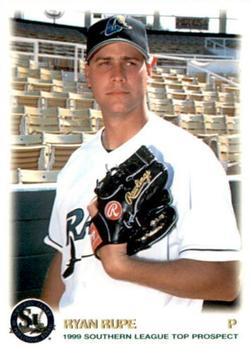 1999 Grandstand Southern League Top Prospects #NNO Ryan Rupe Front