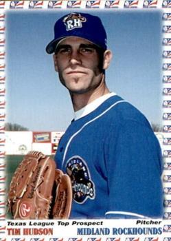 1999 Grandstand Texas League Top Prospects #NNO Tim Hudson Front