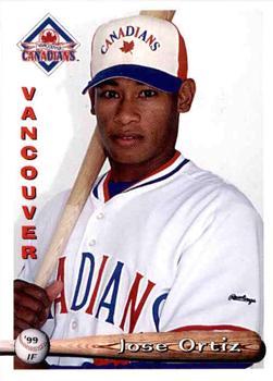 1999 Grandstand Vancouver Canadians #NNO Jose Ortiz Front