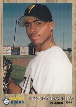 1999 Grandstand Yakima Bears #NNO Fernando Rijo Front