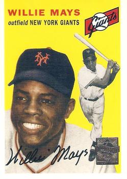1997 Topps - Willie Mays Commemorative Reprints #5 Willie Mays Front