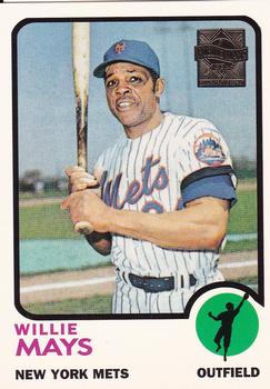 1997 Topps - Willie Mays Commemorative Reprints #27 Willie Mays Front