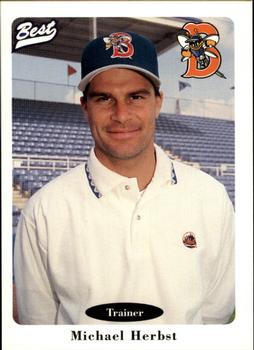 1996 Best Binghamton Mets #13 Michael Herbst Front