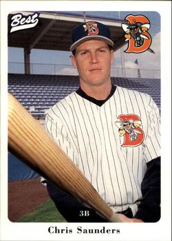 1996 Best Binghamton Mets #25 Chris Saunders Front