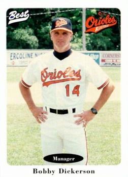 1996 Best Bluefield Orioles #1 Bobby Dickerson Front