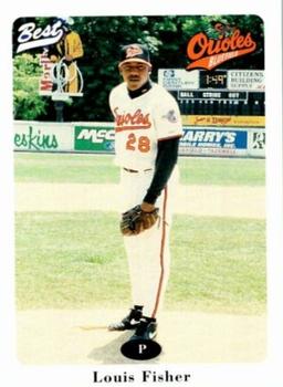 1996 Best Bluefield Orioles #12 Louis Fisher Front