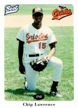 1996 Best Bluefield Orioles #17 Chip Lawrence Front