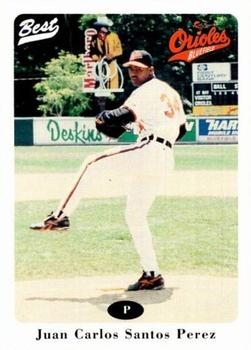 1996 Best Bluefield Orioles #27 Juan Carlos Santos Front
