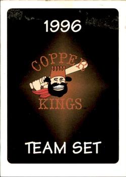 1996 Best Butte Copper Kings #1 Checklist Front