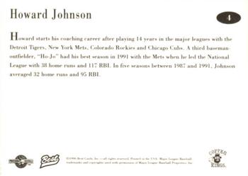 1996 Best Butte Copper Kings #4 Howard Johnson Back