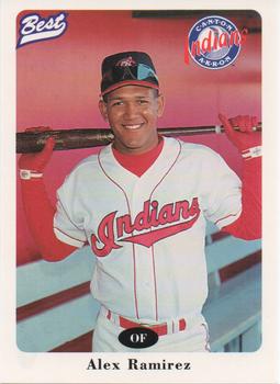 1996 Best Canton-Akron Indians #21 Alex Ramirez Front