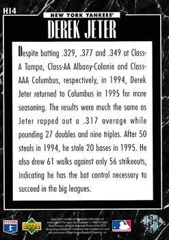 1995 Upper Deck - Predictors Exchange: Award Winners #H14 Derek Jeter Back