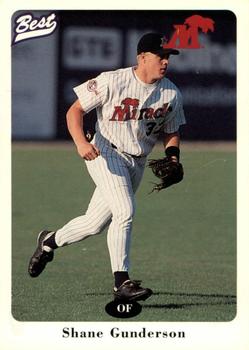 1996 Best Fort Myers Miracle #22 Shane Gunderson Front